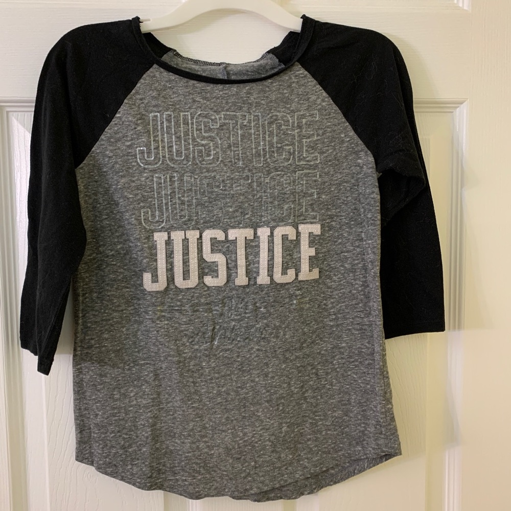 JUSTICE GIRL'S LONG SLEEVES TOP, SZ 12